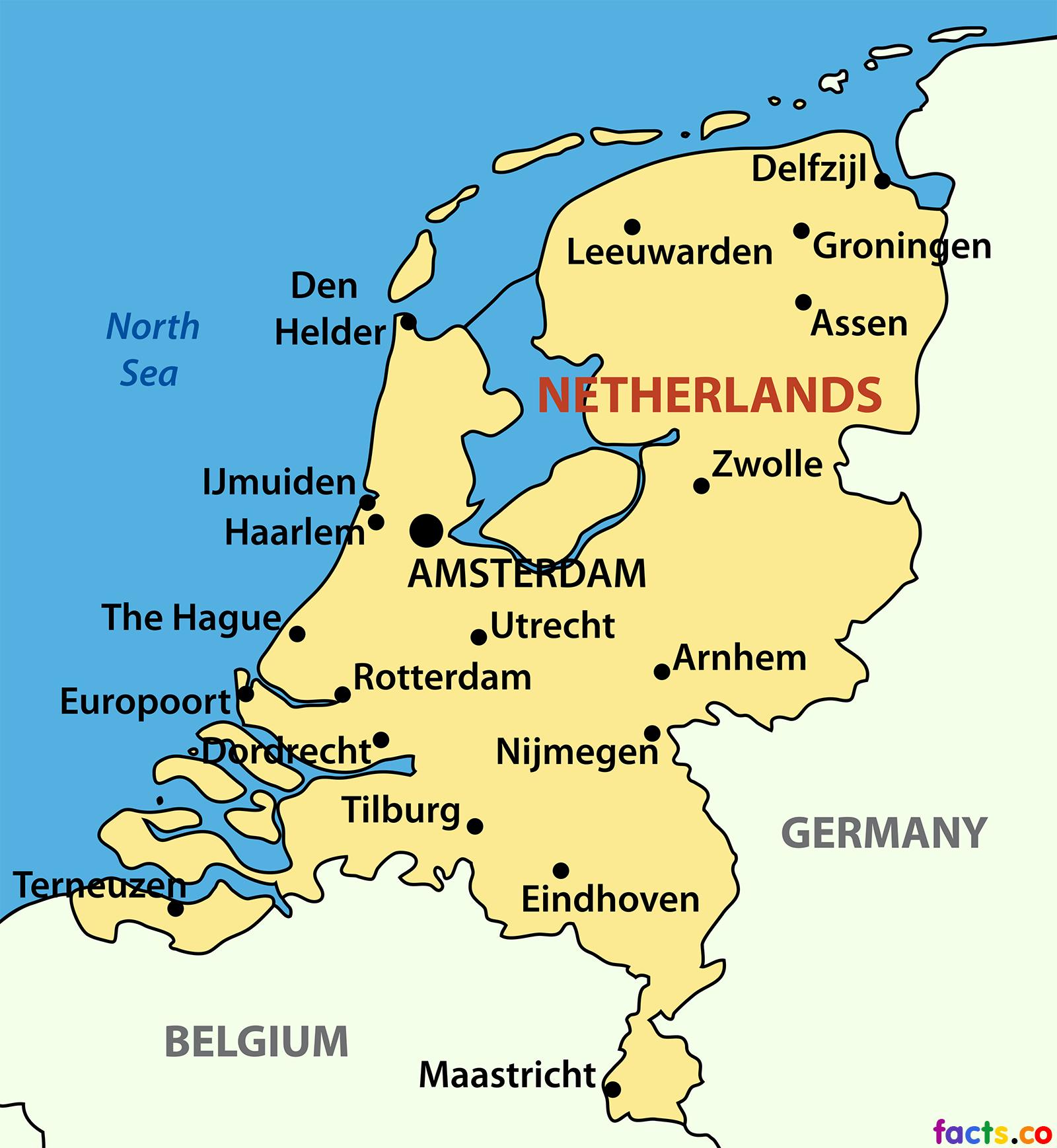 Nederländerna Karta Europa - Ut I Europa Beneluxlanderna Livet Pa En